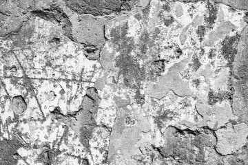 Obraz premium Texture of a concrete wall with cracks and scratches which can be used as a background