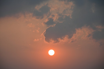 Scenic View Of Dramatic Sky During Sunset