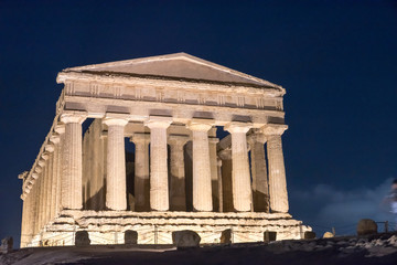 Obraz premium Valley of the temples Sicily