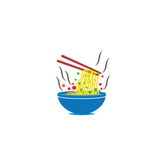 Noodles Logo Template vector symbol