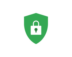 Lock vector web icon isolated on white background, top view