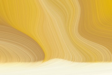 artistic wave fluid lines with modern curvy waves background illustration with sandy brown, antique white and khaki color