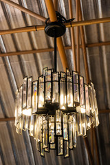 Hanging glow crystal of light