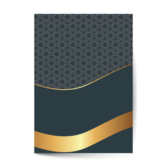 Luxury Premium menu design,Financial Annual report for Business brochure layout design template, Flyer Design or Leaflet advertising