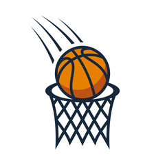 basketball on a white background © StrongBrand