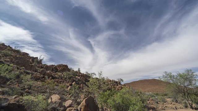 Time Lapse In The Namibgrens Mountains, Namibia