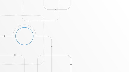 Abstract geometric connect lines and dots.Simple technology graphic background.Illustration Vector design Network and Connection concept.