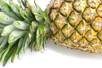 Fototapeta premium pineapple on black background