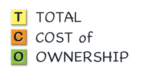 TCO initials in colored 3d cubes with meaning