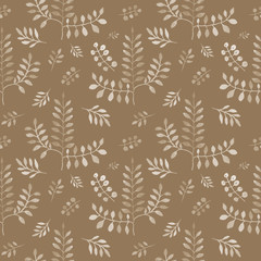 Fototapeta premium Simple floral pattern