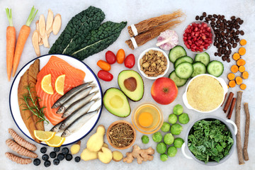Health food for asthma & respiratory diseases including, shortness of breath, wheezing & COPD with herb and spice used in Chinese herbal medicine, high in protein, omega 3, antioxidants &  vitamins.