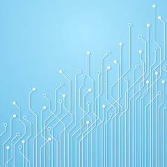 Abstract Technology Background, circuit board pattern with copy space
