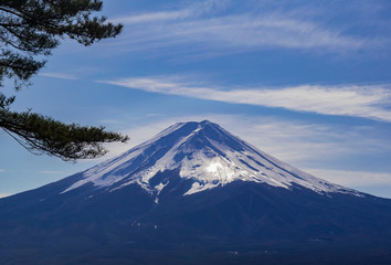 Fototapeta na wymiar Mt. Fuji Japan winter