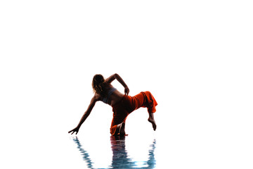 Modern dance performer