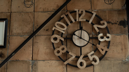 A clock on the wall