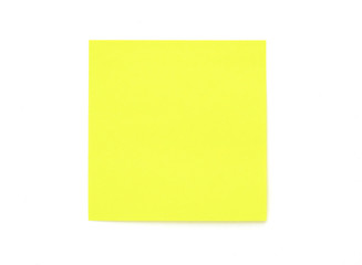 yellow sticky note with shade