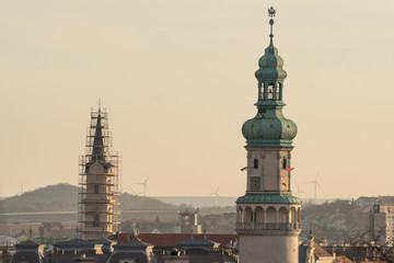 old clock tower in Sopron