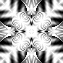 Geometric seamless pattern, abstract halftone lines background, vector modern design texture.