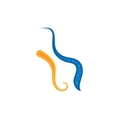 Virus vector illustration icon template design