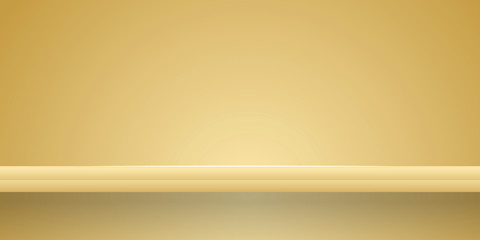 Gold table tray product mockup presentation background design