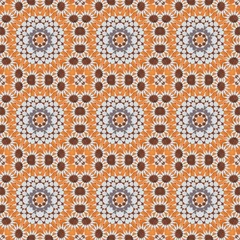 Digital paper pattern mosaic seamless Background south Morocco