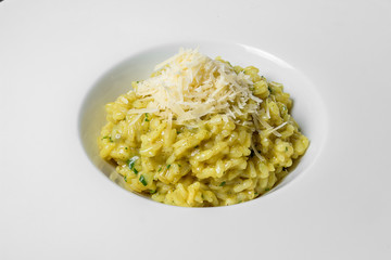 Risotto with cheese