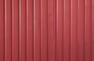 Dark red color steel side panel container can be decorated and create a container texture background - red abstract backdrop