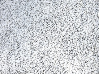 white stone background.White gravel for sprinkling the floor.stone texture and background