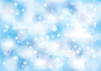 星　キラキラ　背景　青