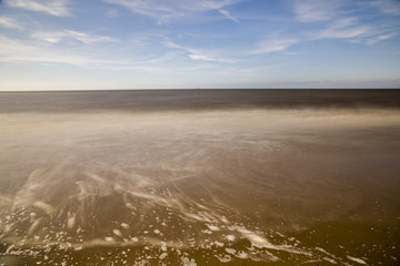 North sea beach at Texel Netherlands