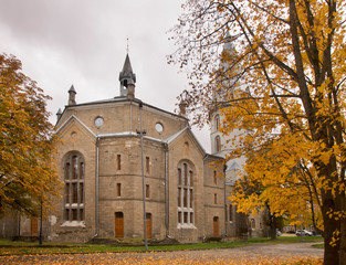 Fototapeta na wymiar Alexander Cathedral in Narva. Estonia