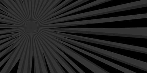 Fototapeta premium Black grey light line comic star vector presentation background design.