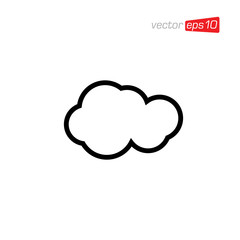 Cloud Icon Design Vector Illustration