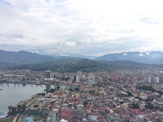 Fototapeta premium View of the city Batumi
