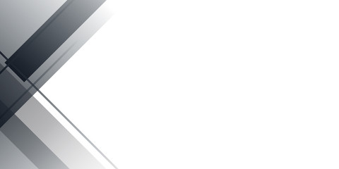 Modern black white grey silver abstract background for presentation design.