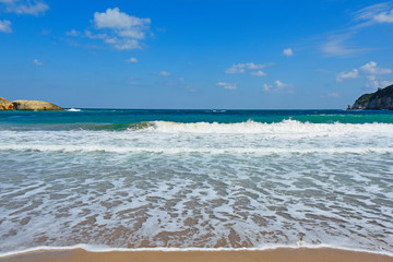 The Black Sea at Kilimli Bay, near Agva, Sile, in north west Turkey