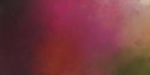 abstract artistic decorative horizontal background header with old mauve, very dark pink and pastel brown color