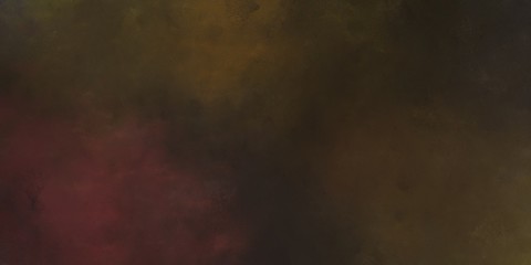 abstract artistic old horizontal banner with very dark pink, old mauve and dark olive green color