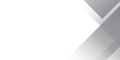 Grey white abstract background geometry shine and layer element vector for presentation design. Suit for business, corporate, institution, party, festive, seminar, and talks.