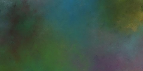 abstract artistic vintage horizontal background with dark slate gray, teal blue and pastel brown color