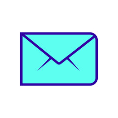 envelope, mail icon vector