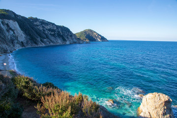 Obraz premium Spiaggia di Sansone in inverno. Isola d'Elba, Toscana, Italia