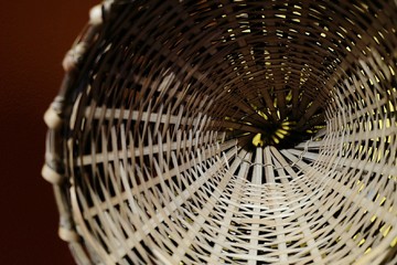 Close-Up Of Wicker Basket