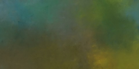abstract artistic vintage horizontal background with dark olive green, dark slate gray and teal blue color