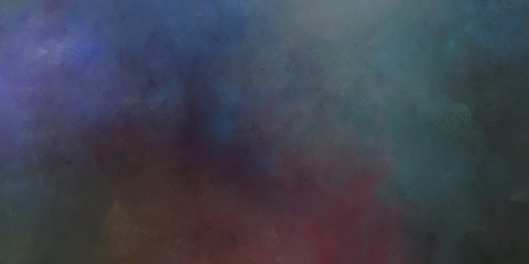 abstract artistic aged horizontal header background  with dark slate gray, dark slate blue and slate gray color