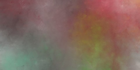 abstract artistic antique horizontal banner with pastel brown, rosy brown and dark sea green color