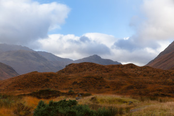 Obraz premium Scottish Highlands in Autumn, Scotland, UK