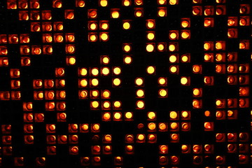 Lichter mit Muster