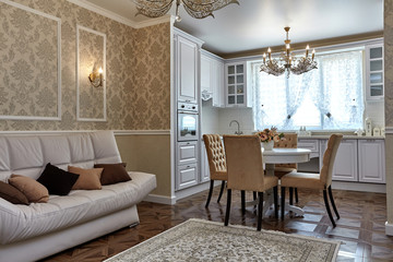 kitchen living room