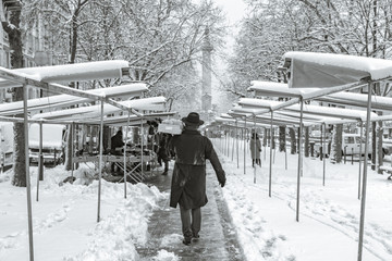 Paris sous la neige